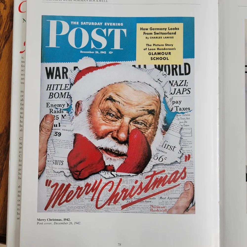 Christmas With Norman Rockwell Oversized Book ~ Holiday ~ Santa ~ FINAL …